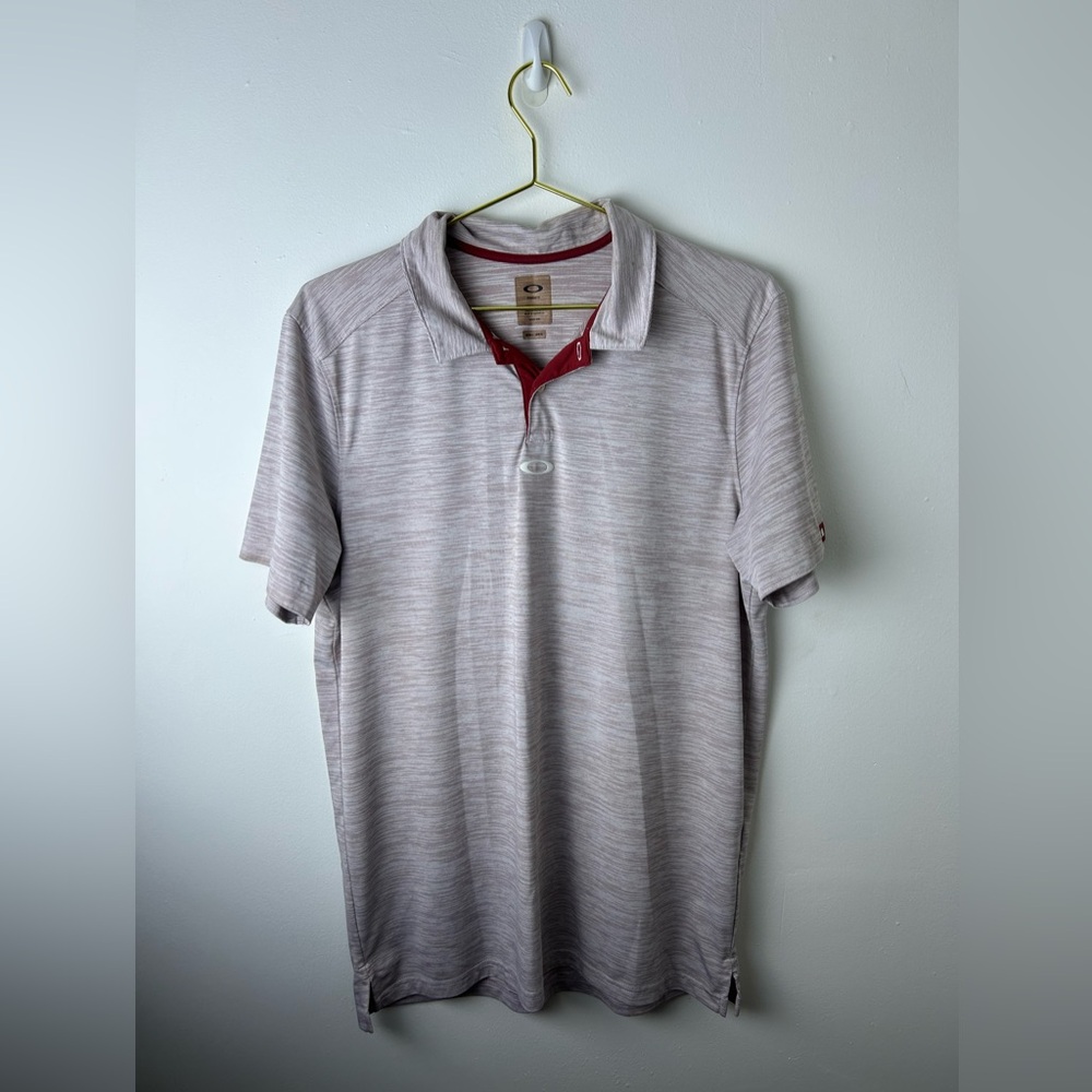 Oakley Men's Gray Polo Shirt